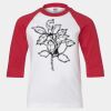 Youth Three Quarter Sleeve Baseball T-Shirt Thumbnail
