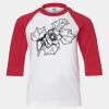 Youth Three Quarter Sleeve Baseball T-Shirt Thumbnail