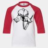 Youth Three Quarter Sleeve Baseball T-Shirt Thumbnail