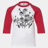 Youth Three Quarter Sleeve Baseball T-Shirt Thumbnail