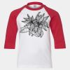 Youth Three Quarter Sleeve Baseball T-Shirt Thumbnail