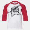 Youth Three Quarter Sleeve Baseball T-Shirt Thumbnail