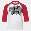 Youth Three Quarter Sleeve Baseball T-Shirt Thumbnail