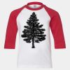 Youth Three Quarter Sleeve Baseball T-Shirt Thumbnail