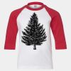Youth Three Quarter Sleeve Baseball T-Shirt Thumbnail