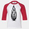 Youth Three Quarter Sleeve Baseball T-Shirt Thumbnail