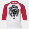 Youth Three Quarter Sleeve Baseball T-Shirt Thumbnail