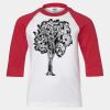 Youth Three Quarter Sleeve Baseball T-Shirt Thumbnail