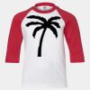 Youth Three Quarter Sleeve Baseball T-Shirt Thumbnail