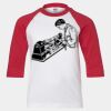 Youth Three Quarter Sleeve Baseball T-Shirt Thumbnail