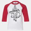 Youth Three Quarter Sleeve Baseball T-Shirt Thumbnail