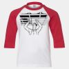Youth Three Quarter Sleeve Baseball T-Shirt Thumbnail
