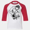Youth Three Quarter Sleeve Baseball T-Shirt Thumbnail