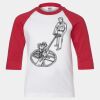 Youth Three Quarter Sleeve Baseball T-Shirt Thumbnail