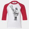 Youth Three Quarter Sleeve Baseball T-Shirt Thumbnail