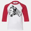 Youth Three Quarter Sleeve Baseball T-Shirt Thumbnail
