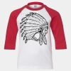 Youth Three Quarter Sleeve Baseball T-Shirt Thumbnail