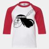 Youth Three Quarter Sleeve Baseball T-Shirt Thumbnail