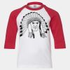Youth Three Quarter Sleeve Baseball T-Shirt Thumbnail
