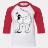 Youth Three Quarter Sleeve Baseball T-Shirt Thumbnail