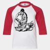 Youth Three Quarter Sleeve Baseball T-Shirt Thumbnail