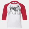 Youth Three Quarter Sleeve Baseball T-Shirt Thumbnail