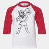 Youth Three Quarter Sleeve Baseball T-Shirt Thumbnail