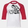 Youth Three Quarter Sleeve Baseball T-Shirt Thumbnail