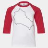 Youth Three Quarter Sleeve Baseball T-Shirt Thumbnail
