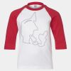 Youth Three Quarter Sleeve Baseball T-Shirt Thumbnail