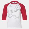 Youth Three Quarter Sleeve Baseball T-Shirt Thumbnail