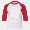 Youth Three Quarter Sleeve Baseball T-Shirt Thumbnail