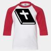 Youth Three Quarter Sleeve Baseball T-Shirt Thumbnail