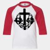 Youth Three Quarter Sleeve Baseball T-Shirt Thumbnail