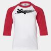 Youth Three Quarter Sleeve Baseball T-Shirt Thumbnail