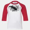 Youth Three Quarter Sleeve Baseball T-Shirt Thumbnail