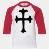 Youth Three Quarter Sleeve Baseball T-Shirt Thumbnail