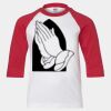 Youth Three Quarter Sleeve Baseball T-Shirt Thumbnail