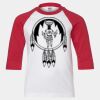 Youth Three Quarter Sleeve Baseball T-Shirt Thumbnail