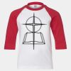 Youth Three Quarter Sleeve Baseball T-Shirt Thumbnail