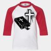 Youth Three Quarter Sleeve Baseball T-Shirt Thumbnail
