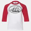 Youth Three Quarter Sleeve Baseball T-Shirt Thumbnail