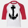 Youth Three Quarter Sleeve Baseball T-Shirt Thumbnail