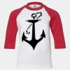 Youth Three Quarter Sleeve Baseball T-Shirt Thumbnail