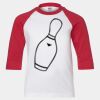 Youth Three Quarter Sleeve Baseball T-Shirt Thumbnail