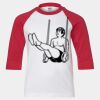 Youth Three Quarter Sleeve Baseball T-Shirt Thumbnail