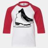 Youth Three Quarter Sleeve Baseball T-Shirt Thumbnail