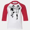 Youth Three Quarter Sleeve Baseball T-Shirt Thumbnail