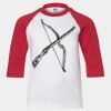 Youth Three Quarter Sleeve Baseball T-Shirt Thumbnail