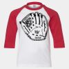 Youth Three Quarter Sleeve Baseball T-Shirt Thumbnail